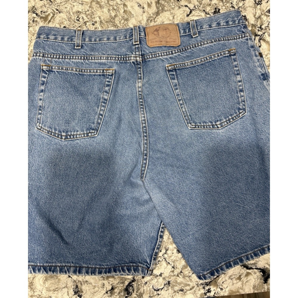 Flying A Jeanswear Jean Shorts Men 38 Blue Denim Medium Wash 9" Inseam Jorts VTG